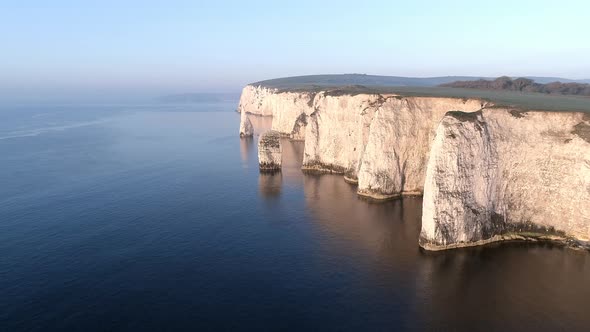 The Jurassic Coast, A Natural Coastal Feature of England from the Air