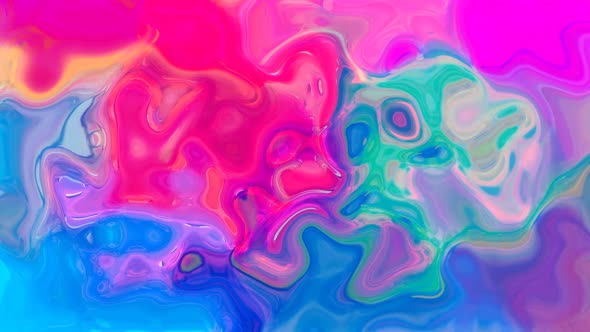 Abstract colorful trendy liquid wave marble background