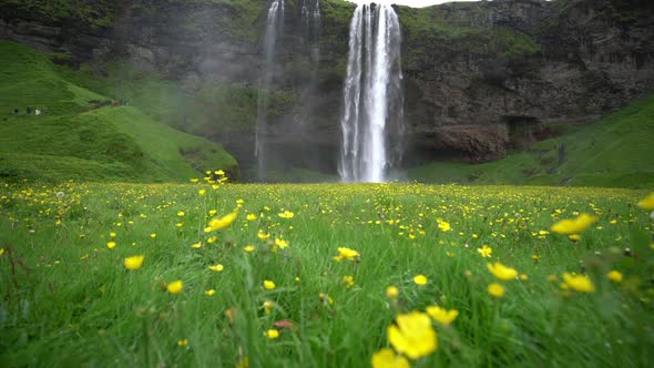 Magical Seljalandsfoss Waterfall in Iceland