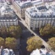 A Drone Flies Over the Roofs of Houses in Paris - VideoHive Item for Sale