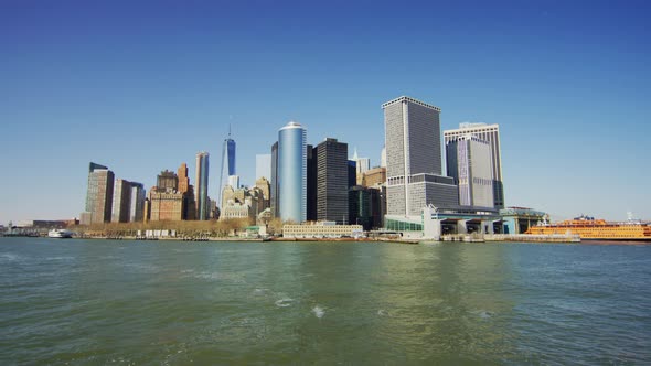 Panoramic view of Lower Manhattan, New York City