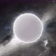 Futuristic flaming white star. Cinematic burning surface of star in deep space. Hot plasma of sun - VideoHive Item for Sale