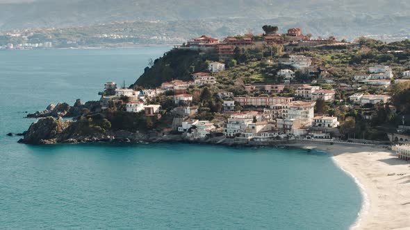 Montepaone Montauro City Near the Mediterranean Sea in Catanzaro