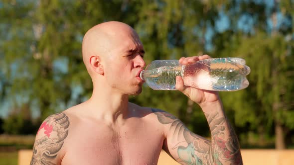 Water On A Bald Head