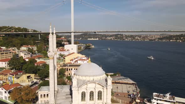 Ortakoy Mosque Istanbul Bridge