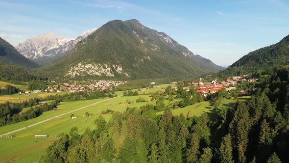 Summer morning in the mountains