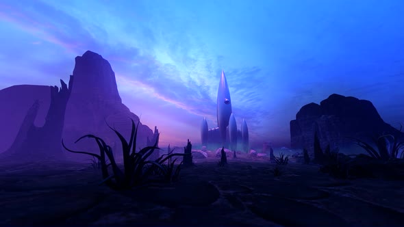 Fantastic Planet And Rocket alt