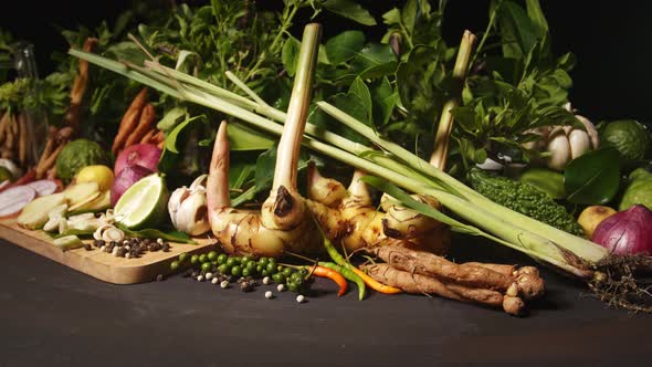 The Herbs On The Black Table