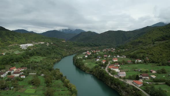 Neretva River Near City