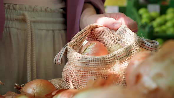 Using Reusable Eco Bag