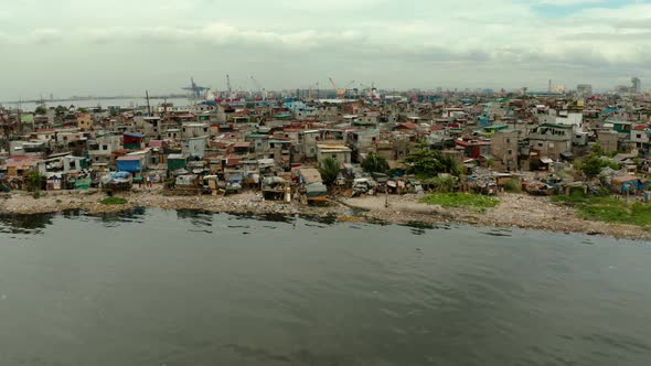 Slums and Poor District of the City of Manila