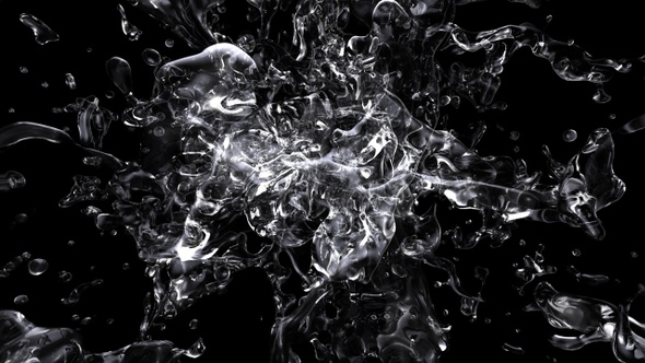 Pouring Pure Water Splash alt