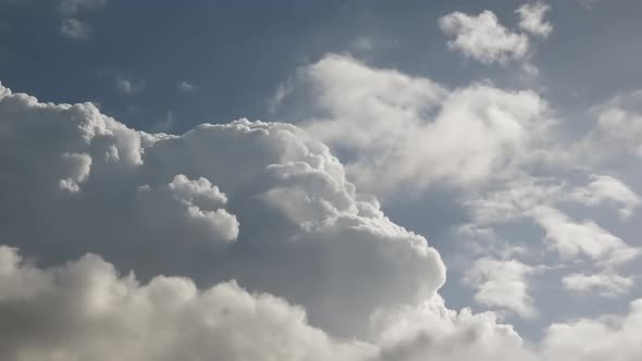 Sky cloud timelapse