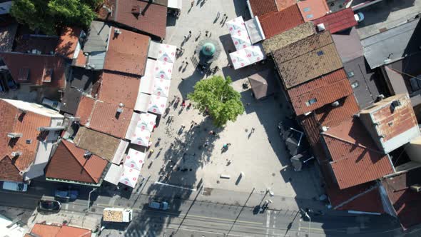 Bascarsija and Sebilj Fountain