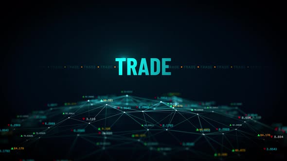 Trade Digital Globe Animation 4K