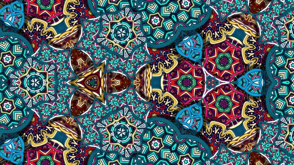 Colorful Kaleidoscope Long Loop