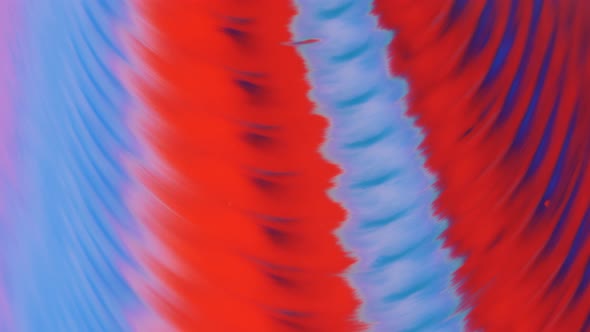 Liquid Abstractions Blue Red and White