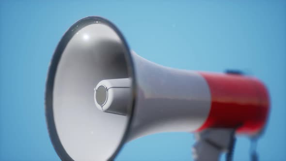 Retro Electric Speaker Megaphone