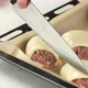 the Chef Makes Small Cuts on the Dough - VideoHive Item for Sale
