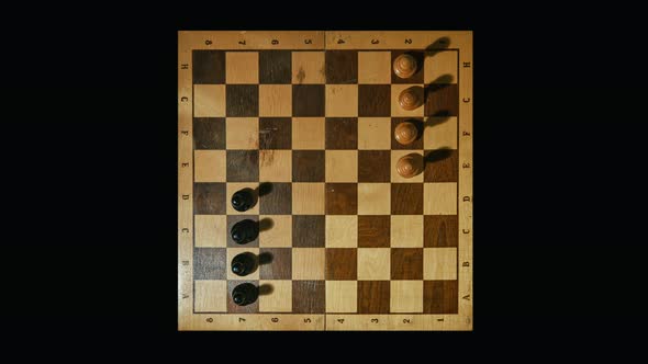 Fischer chess with random placement of pieces on a chessboard