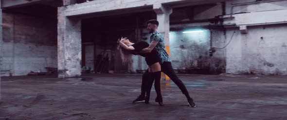 Dance training in a Parking Lot