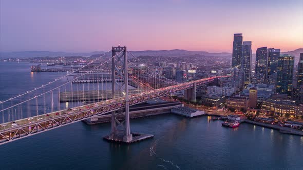 San Francisco At Golden Hour