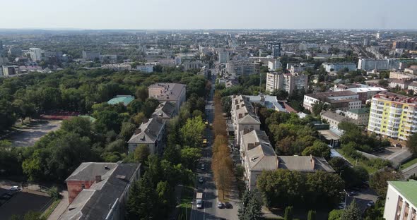 The City And Its Infrastructure From A Bird's Eye View