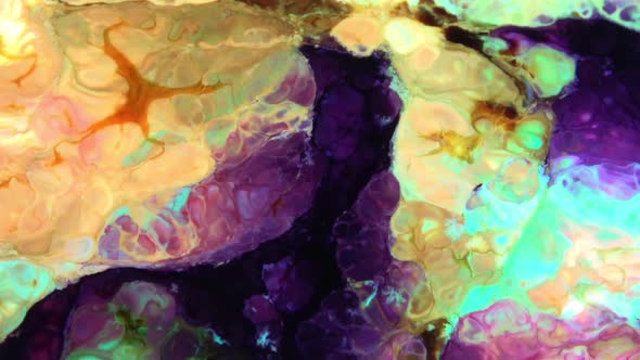 Psychedelic Galactic Paint Texture Background alt