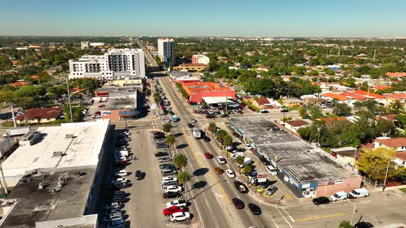 Aerial Video Businesses By 8th Street And 62nd Ave Miami Fl