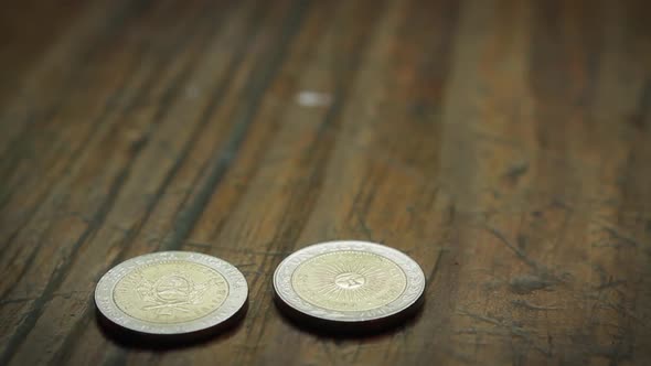 Coins for Paying after Drinking a Cup of Coffee.