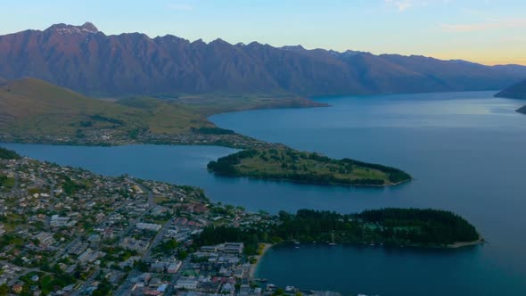 Queenstown New Zealand Twilight