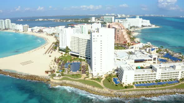 Cancun Resort Aerial View