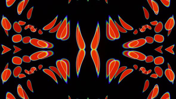 Orange Plasma Abstractions VJ Loop 02