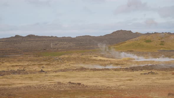 Gunnuhver Iceland Volcanic Landscape