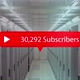 Speech bubble with subscribers text with increasing numbers against empty server room - VideoHive Item for Sale