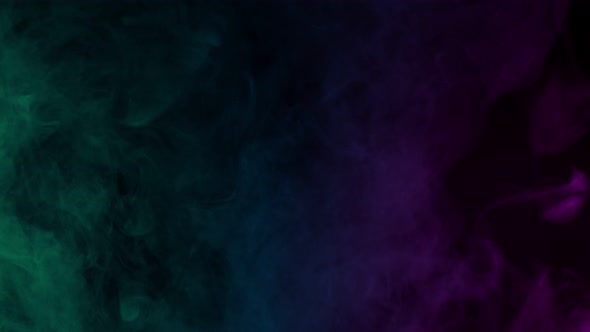 Slow Motion Shot of Modern Neon Smoke Abstract Background