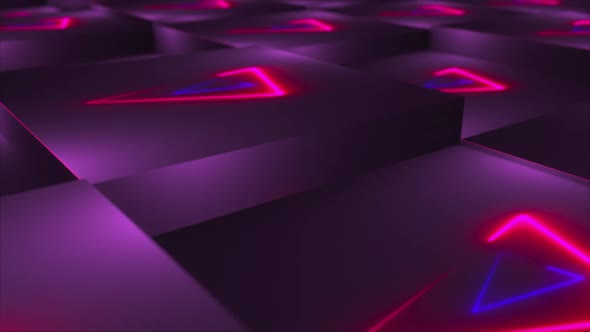 Cubes with Neon