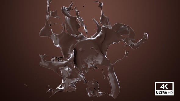 Abstract Chocolate Splash V3