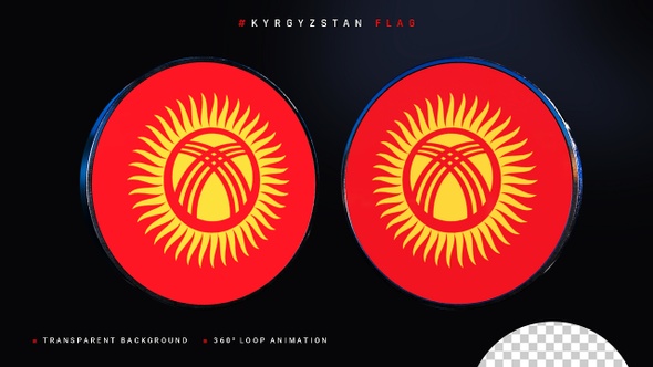 Kyrgyzstan Flag