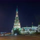 Night view of the Syuyumbike tower in the Kazan Kremlin - VideoHive Item for Sale