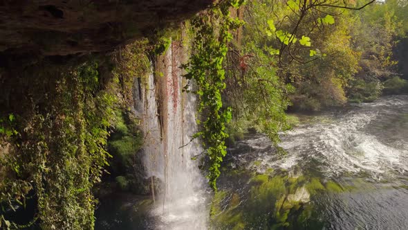 Upper Duden Waterfalls in Antalya Turkey