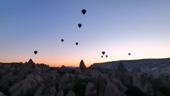 The Cappadocia region of Turkey is the most popular location in the world for hot air ballooning.