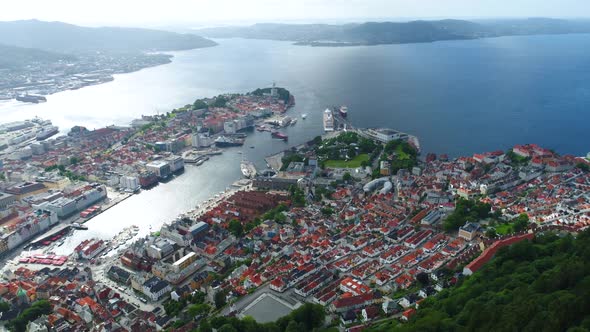 Bergen Is a City and Municipality in Hordaland on the West Coast of Norway