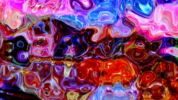Background silky marble liquid animation, Colorful liquid effect