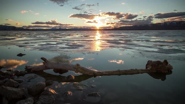 Time Lapse over Utah Lake