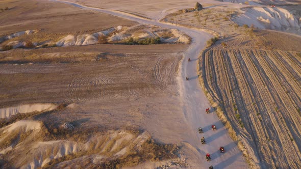 Quad Safari Tour in Cappadocia, Turkey.