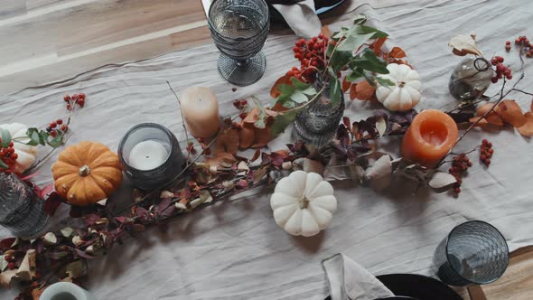 Festive Table Arrangement