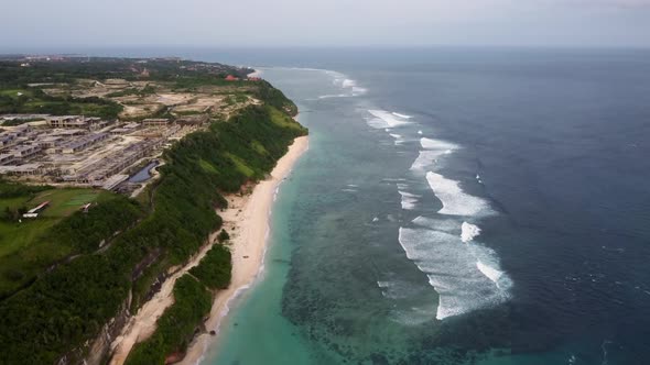 4K Bali Pandawa Beach Aerial Footage