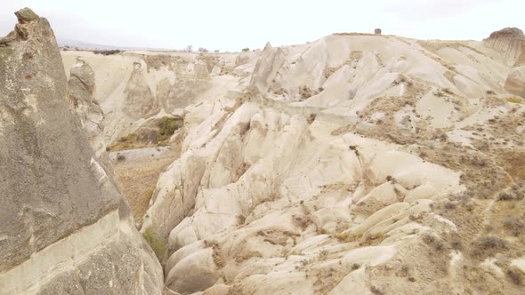 Aerial View Cappadocia Landscape