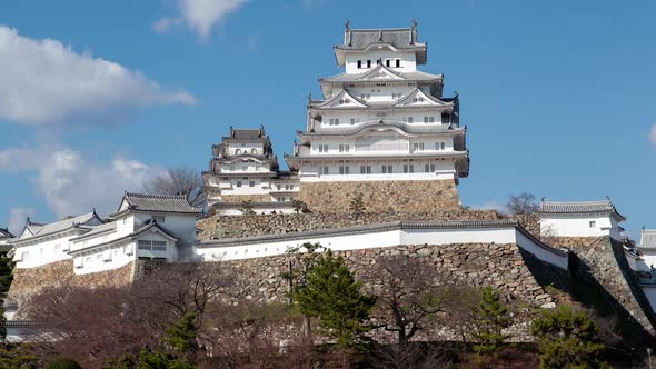 Himeji Palace Japan History Hill Complex Timelapse